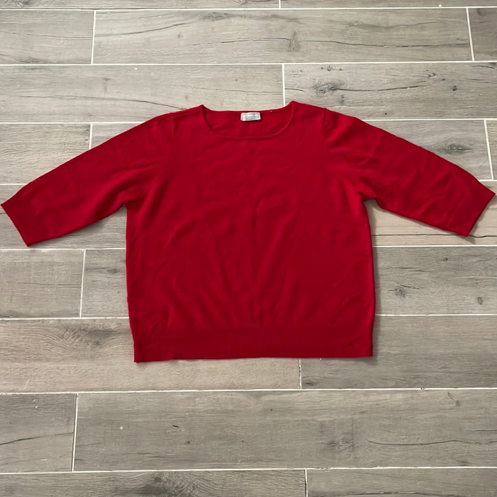 Liz Claiborne collection cashmere sweater top #B